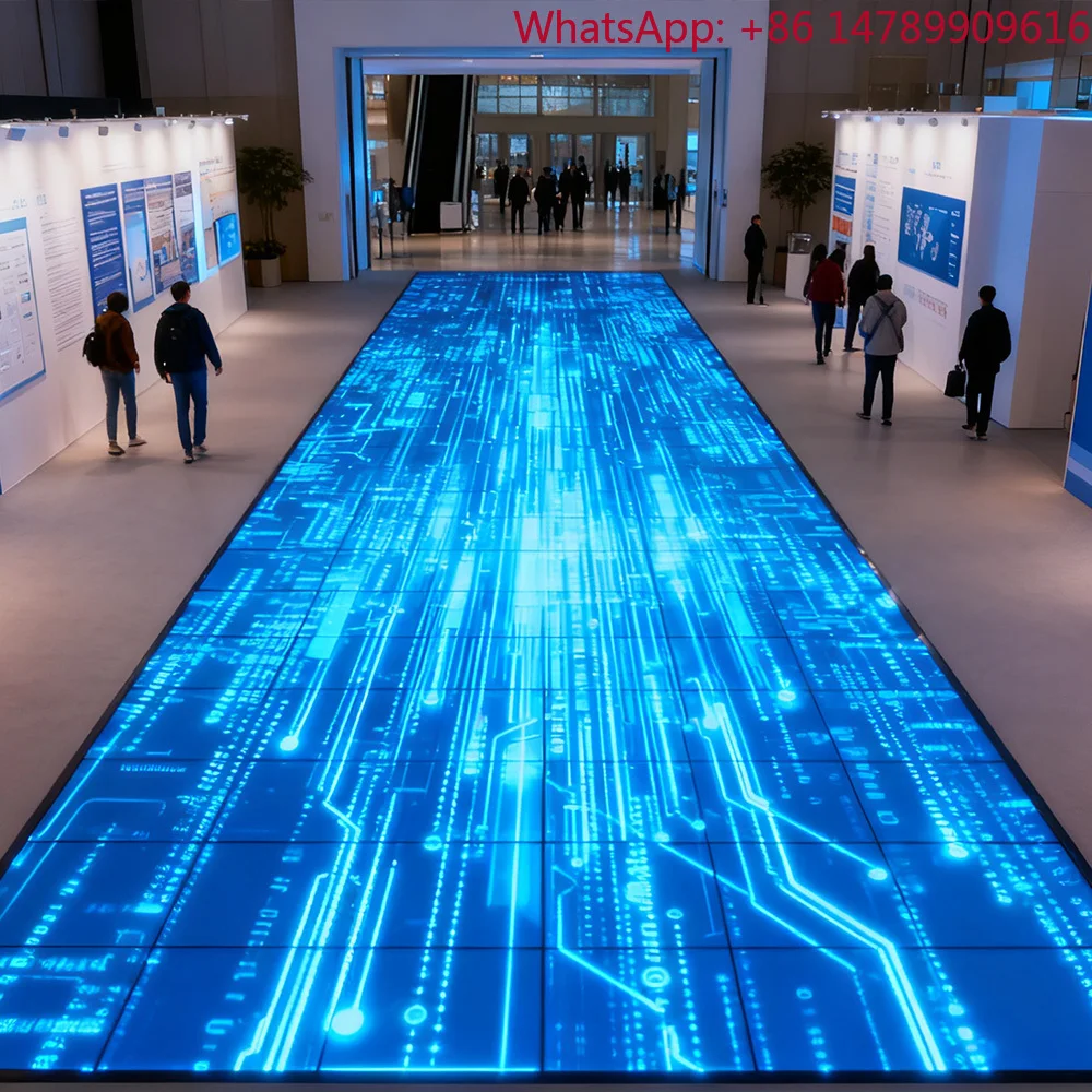 Interactive LED Floor Tile Screen 8K HDR10 Waterproof Anti-Slip High Brightness Indoor/Outdoor Mall Exhibition StageInteractive
Interactive LED Floor Tile Screen 8K HDR10 Waterproof Anti-Slip High Brightness Indoor/Outdoor Mall Exhibition StageInteractive