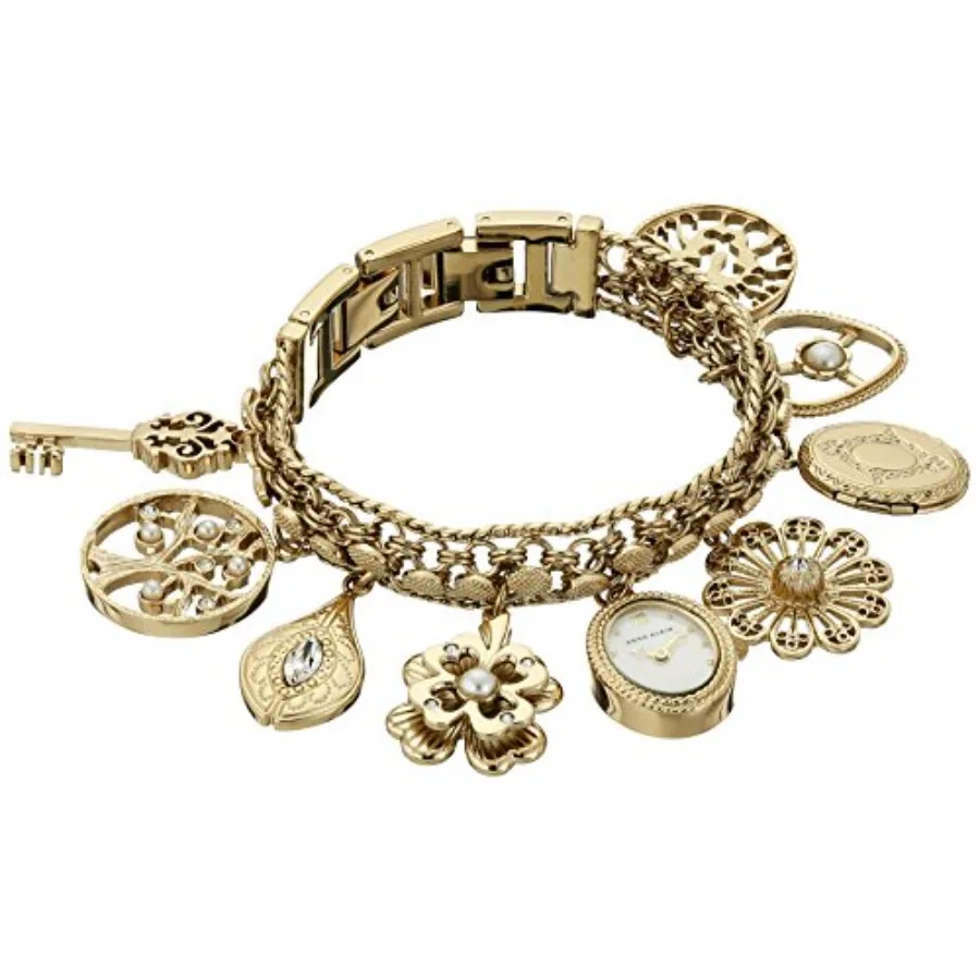 Women's Premium Crystal Accented Charm Bracelet Watch
Women's Premium Crystal Accented Charm Bracelet Watch