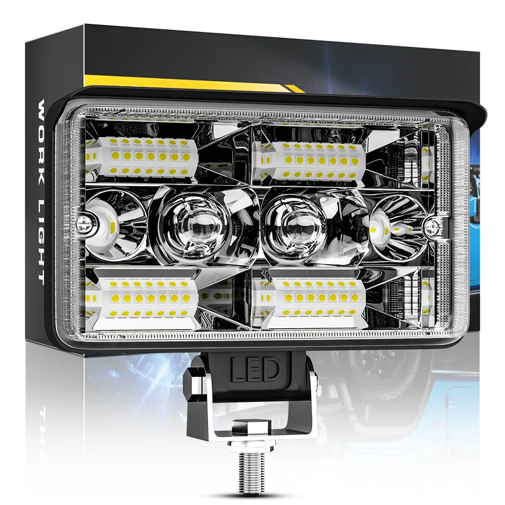 130W 4inch LED Light Bar Yellow White Off Road Spotlight Work Light For Truck Tractor 4X4 Boat 12v 24v Headlight Fog Lamp 6500K
130W 4inch LED Light Bar Yellow White Off Road Spotlight Work Light For Truck Tractor 4X4 Boat 12v 24v Headlight Fog Lamp 6500K