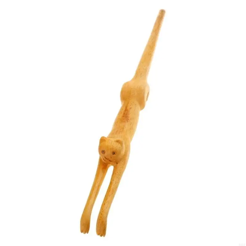 E65F Cat-shaped Back Scratcher with Long Handle Wooden Back Massage Tool Fun Scratching Gift for Family Roommates
E65F Cat-shaped Back Scratcher with Long Handle Wooden Back Massage Tool Fun Scratching Gift for Family Roommates