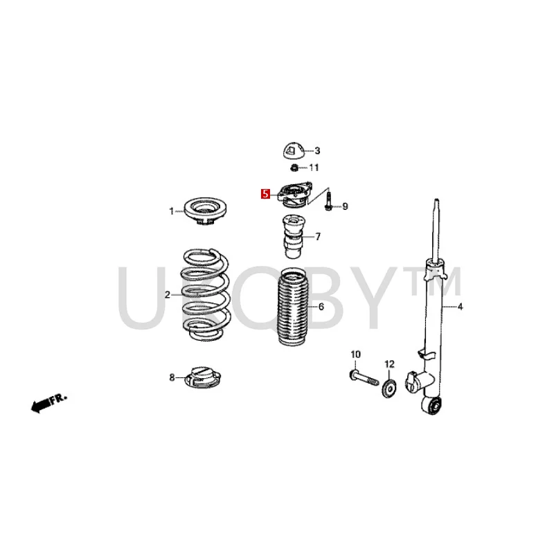52670TLAA02 Подходит для Ho nd a CR-V UR-V База заднего амортизатора, клейкая задняя верхняя часть
52670TLAA02 Подходит для Ho nd a CR-V UR-V База заднего амортизатора, клейкая задняя верхняя часть