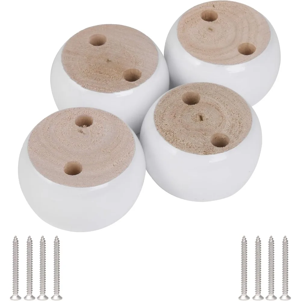 4pcs 40mmx67mm White Eucalyptus Wood Round Bun Furniture Feet Sofa Cabinet Couch Leg
4pcs 40mmx67mm White Eucalyptus Wood Round Bun Furniture Feet Sofa Cabinet Couch Leg