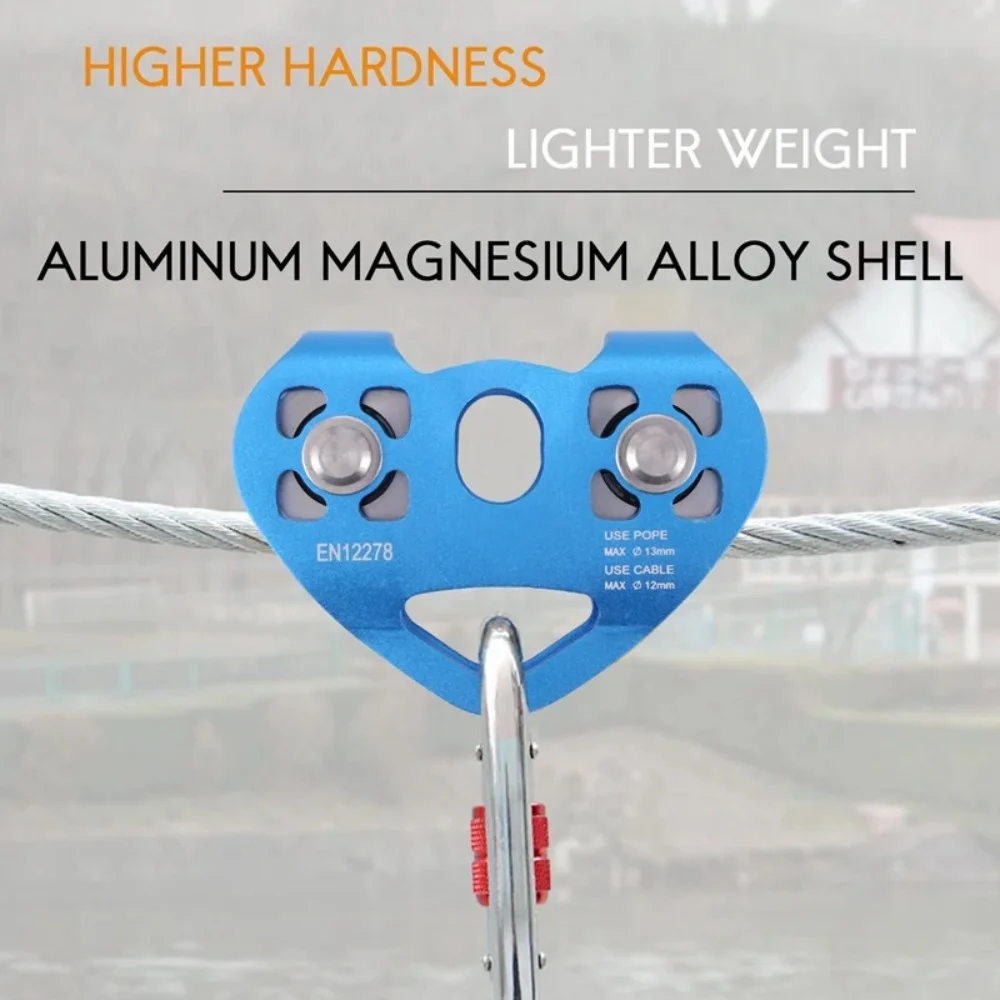 Двойной шкив стального троса 30 кН с шарикоподшипником для альпинизма, спасения, альпинизма и работы на высоте
Двойной шкив стального троса 30 кН с шарикоподшипником для альпинизма, спасения, альпинизма и работы на высоте