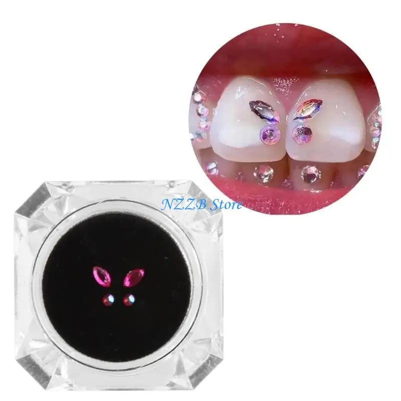 T21F Crystal Diamond Teeth Artificial Tooth Ornaments Leaf Butterfly Tooth Decorative Teeth Jewelry
T21F Crystal Diamond Teeth Artificial Tooth Ornaments Leaf Butterfly Tooth Decorative Teeth Jewelry