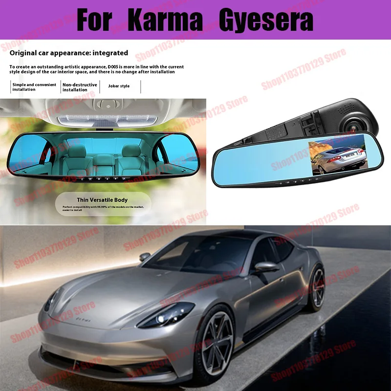 For Karma Gyesera High definition dual lens driving recorder with front and rear dual recording reverse images Car dvr
For Karma Gyesera High definition dual lens driving recorder with front and rear dual recording reverse images Car dvr