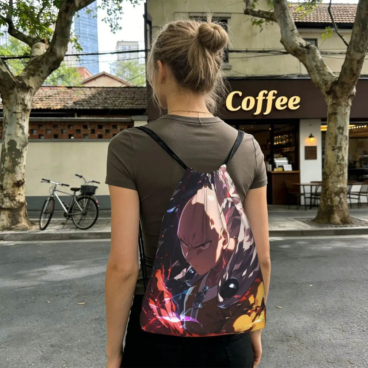Japanese Saitama Anime Manga Backpacks Multi-function Drawstring Bags Sports Bag Book Bags for Man Woman Students
Japanese Saitama Anime Manga Backpacks Multi-function Drawstring Bags Sports Bag Book Bags for Man Woman Students