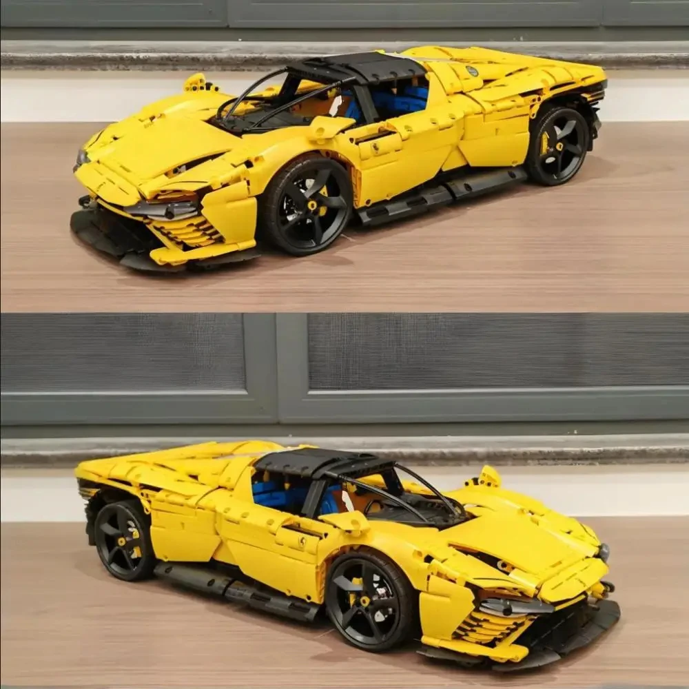 MOC sports car technology field yellow SP3 ultra-high-speed vehicle creative building blocks children's toys Christmas gifts
MOC sports car technology field yellow SP3 ultra-high-speed vehicle creative building blocks children's toys Christmas gifts