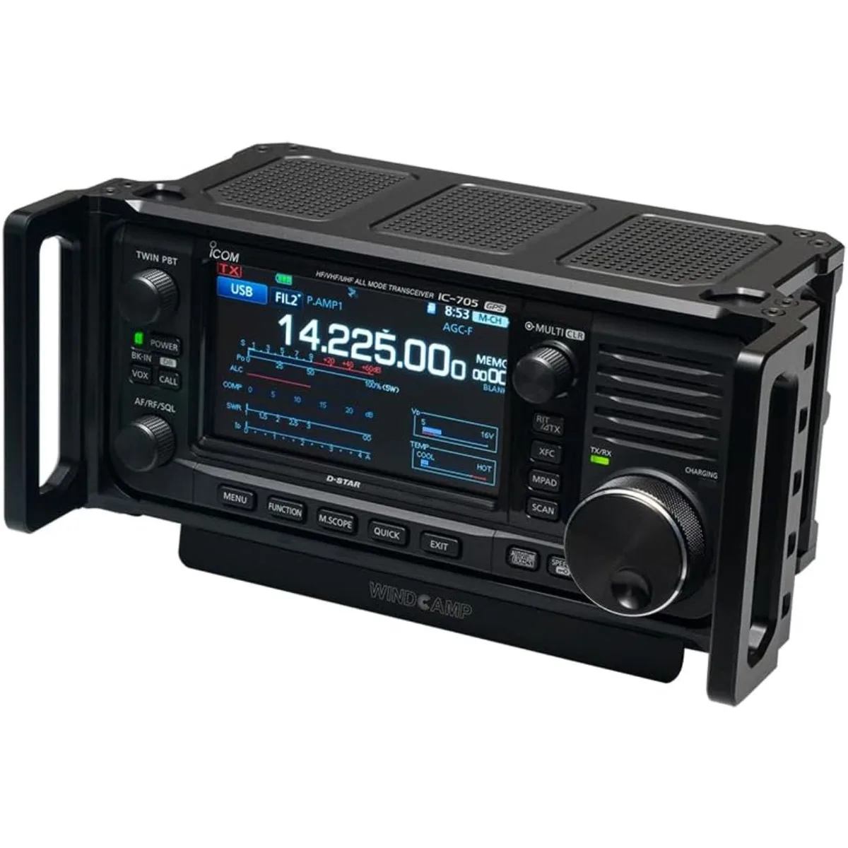ARK705 Plus Shield Case Carry Cage Protector for ICOM 705 IC-705 IC-905 QEP Radio Anodized Aluminum Protective Frame Accessory
ARK705 Plus Shield Case Carry Cage Protector for ICOM 705 IC-705 IC-905 QEP Radio Anodized Aluminum Protective Frame Accessory