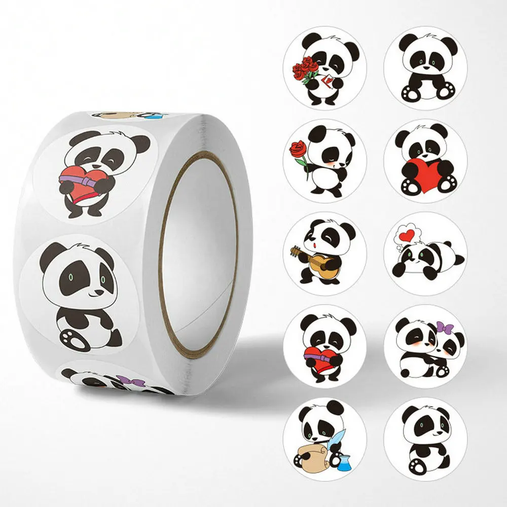 Wholesale Round self-adhesive label cartoon Animal Gift tags DIY School teacher reward stickers holiday decorations
Wholesale Round self-adhesive label cartoon Animal Gift tags DIY School teacher reward stickers holiday decorations