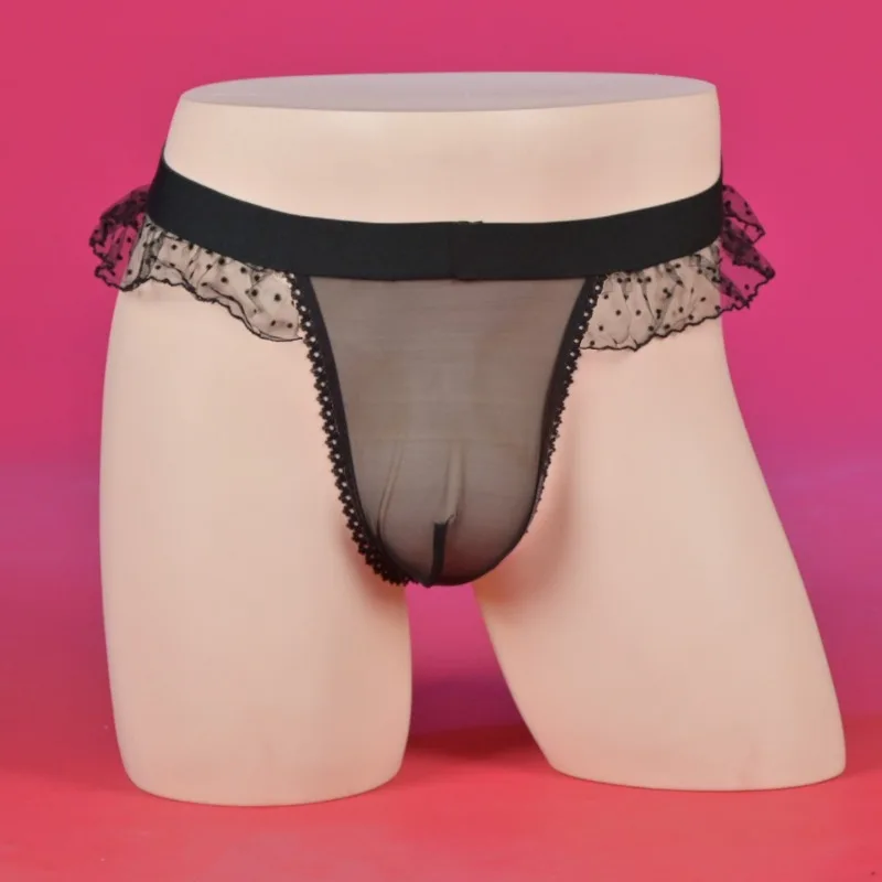 Сексуальные трусики с оборками, мужские сетчатые прозрачные трусы, стринги для трансвеститов, стринги с Т-образной спинкой, стринги для геев, горничной, косплей, бикини
Сексуальные трусики с оборками, мужские сетчатые прозрачные трусы, стринги для трансвеститов, стринги с Т-образной спинкой, стринги для геев, горничной, косплей, бикини