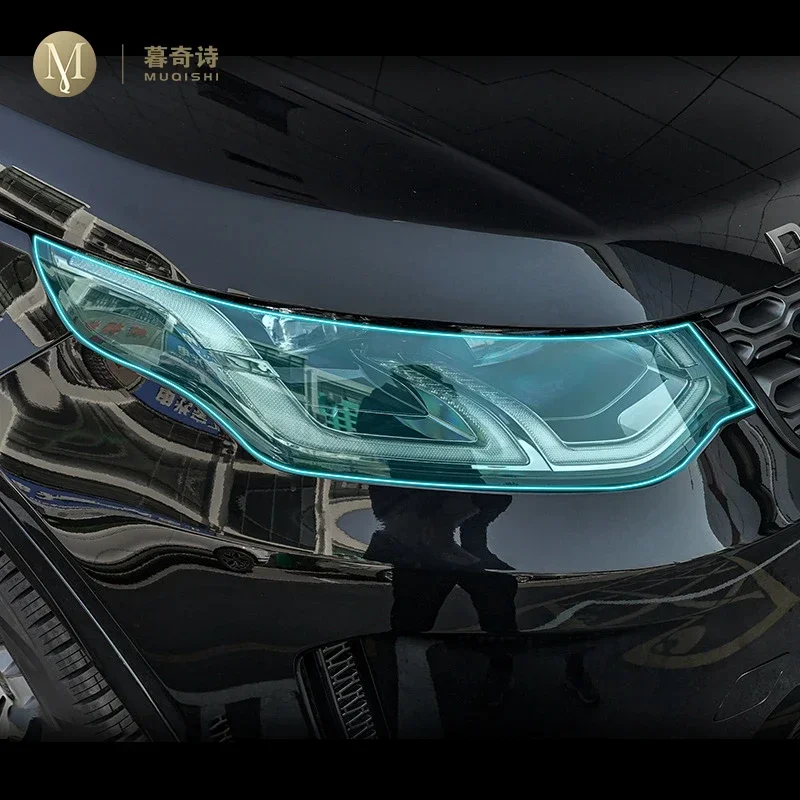 MUQSHI Car Anti scratch Exterior Headlamps Transparent/smoked black TPU protective film For Land Rover Discovery Sport 2020-2022
MUQSHI Car Anti scratch Exterior Headlamps Transparent/smoked black TPU protective film For Land Rover Discovery Sport 2020-2022