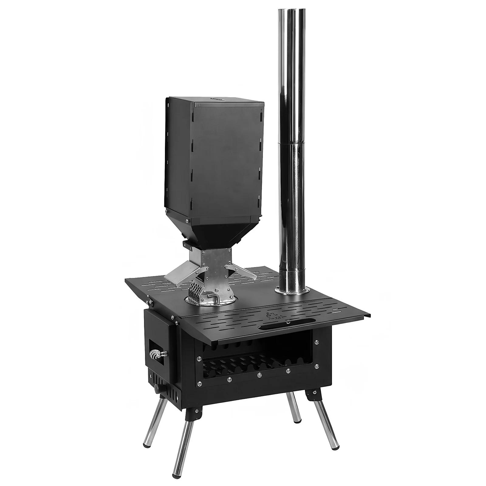 Portable Wood Burning Stove with Stainless Steel Construction Small Wood Stove for Outdoor Heating & Cooking Ice Fishing Hunting
Portable Wood Burning Stove with Stainless Steel Construction Small Wood Stove for Outdoor Heating & Cooking Ice Fishing Hunting