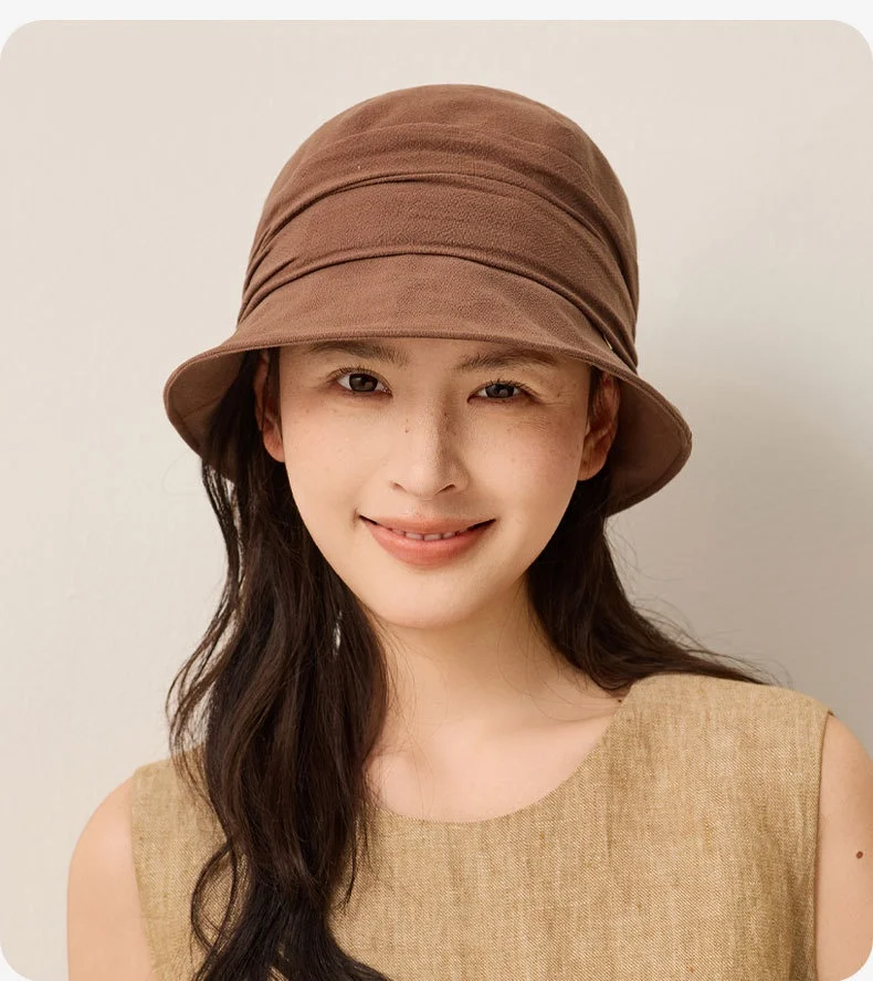 Cotton-Linen Fisherman's Hat for Women Minimalist Solid-Colour Sun Hat Breathable Soft Sun Hat Basket Weave Design
Cotton-Linen Fisherman's Hat for Women Minimalist Solid-Colour Sun Hat Breathable Soft Sun Hat Basket Weave Design