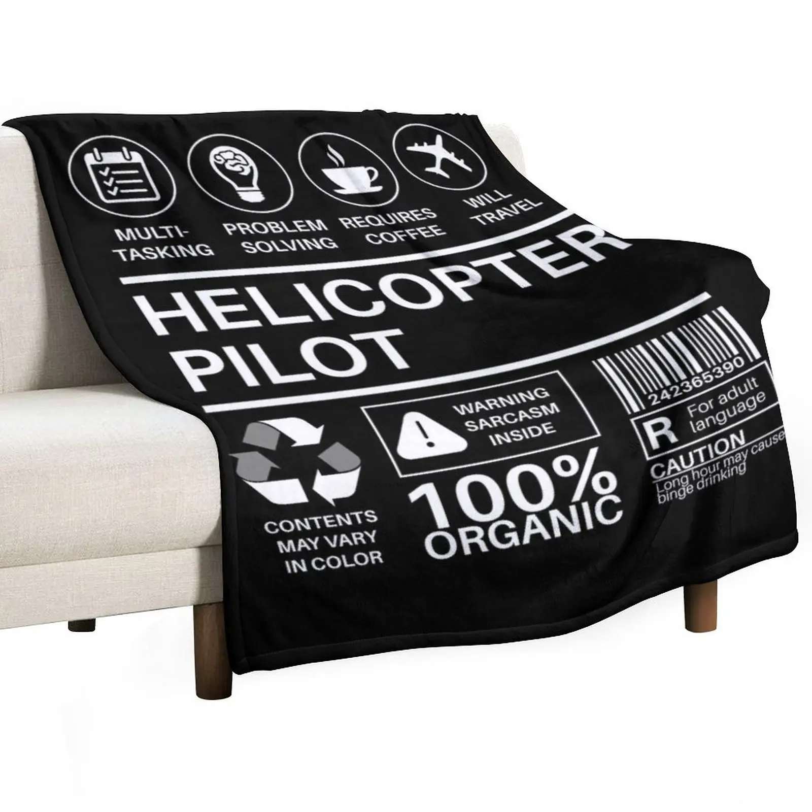 Helicopter Pilot Multitasking Certified Job Gift Item Throw Blanket Cozy Throw Blanket for Bed Sofa Chair
Helicopter Pilot Multitasking Certified Job Gift Item Throw Blanket Cozy Throw Blanket for Bed Sofa Chair
