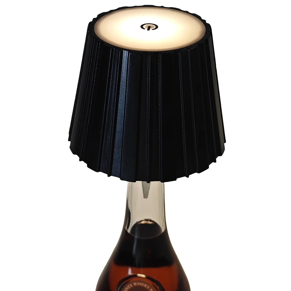 Metal Dimmable Bottle Lamp Rechargeable 2000mAh LED Wine Bottle Lamp 3 Colors Dimmable Touch Control for Family Restaurant & Bar
Metal Dimmable Bottle Lamp Rechargeable 2000mAh LED Wine Bottle Lamp 3 Colors Dimmable Touch Control for Family Restaurant & Bar