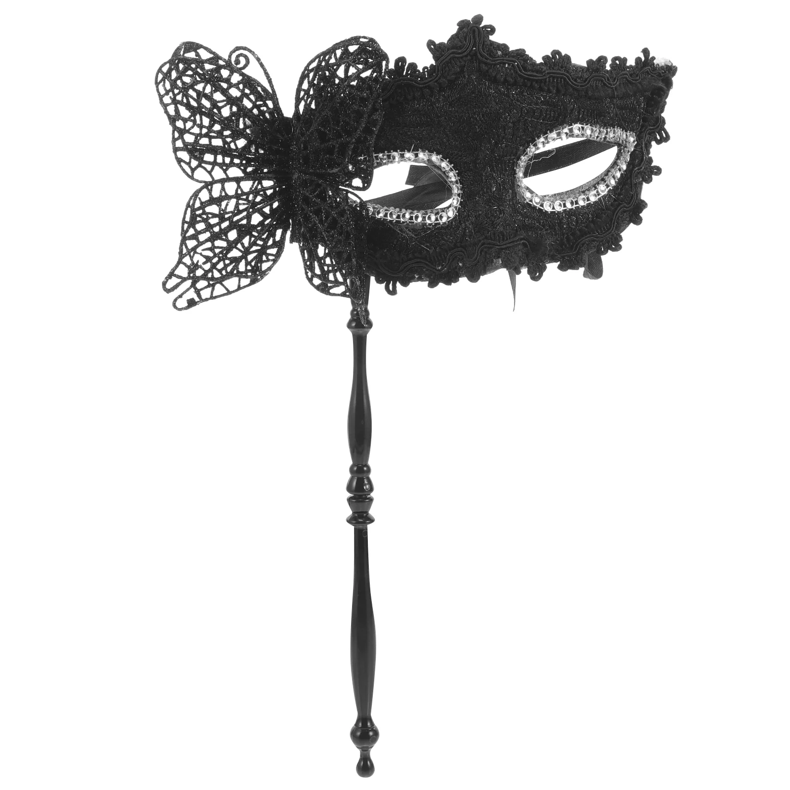 Mask Prom Party Female Masquerade for Women with Stick Handheld Costume Prop Make up
Mask Prom Party Female Masquerade for Women with Stick Handheld Costume Prop Make up