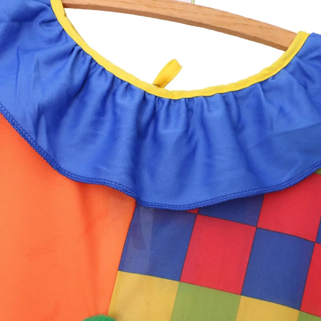 Funny Outfit Adult Clown Costume Glitter Line Dance Skirt Performance Clothes for Fancy Dress Event
Funny Outfit Adult Clown Costume Glitter Line Dance Skirt Performance Clothes for Fancy Dress Event