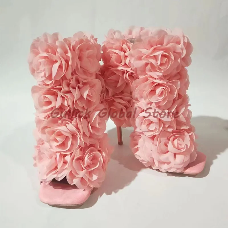 2024 New Summer Rose Flower Square Toe Thin Heel Sandals Dress Show Elegant Fashion Women High Heels Cosy Height Increasing
2024 New Summer Rose Flower Square Toe Thin Heel Sandals Dress Show Elegant Fashion Women High Heels Cosy Height Increasing