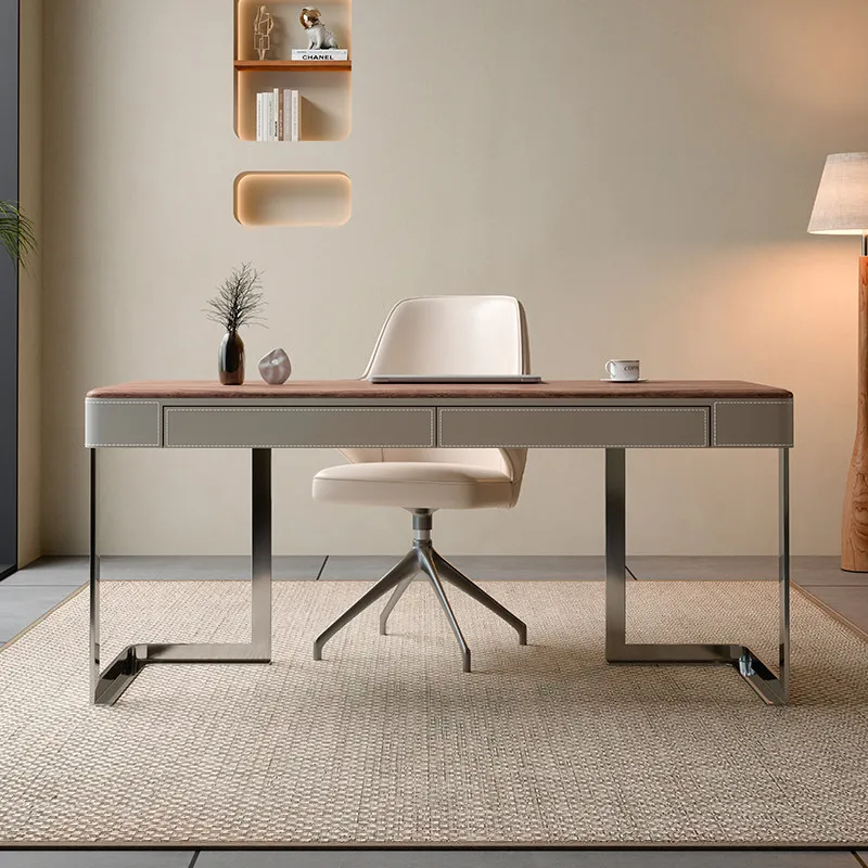 Minimalist Aesthetic Office Desk Modern Wooden Display Design Crafts Office Desk Executive Luxury Tavolo Commercial Furniture
Minimalist Aesthetic Office Desk Modern Wooden Display Design Crafts Office Desk Executive Luxury Tavolo Commercial Furniture