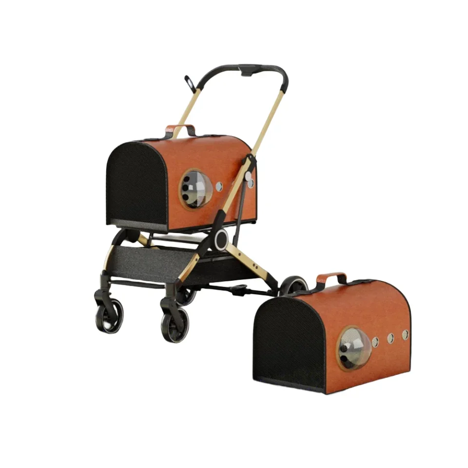 2024 New Pet Outdoor Portable Travel Lightweight Foldable Dog Cat Trolley Outside Pet Cart Pet cart
2024 New Pet Outdoor Portable Travel Lightweight Foldable Dog Cat Trolley Outside Pet Cart Pet cart
