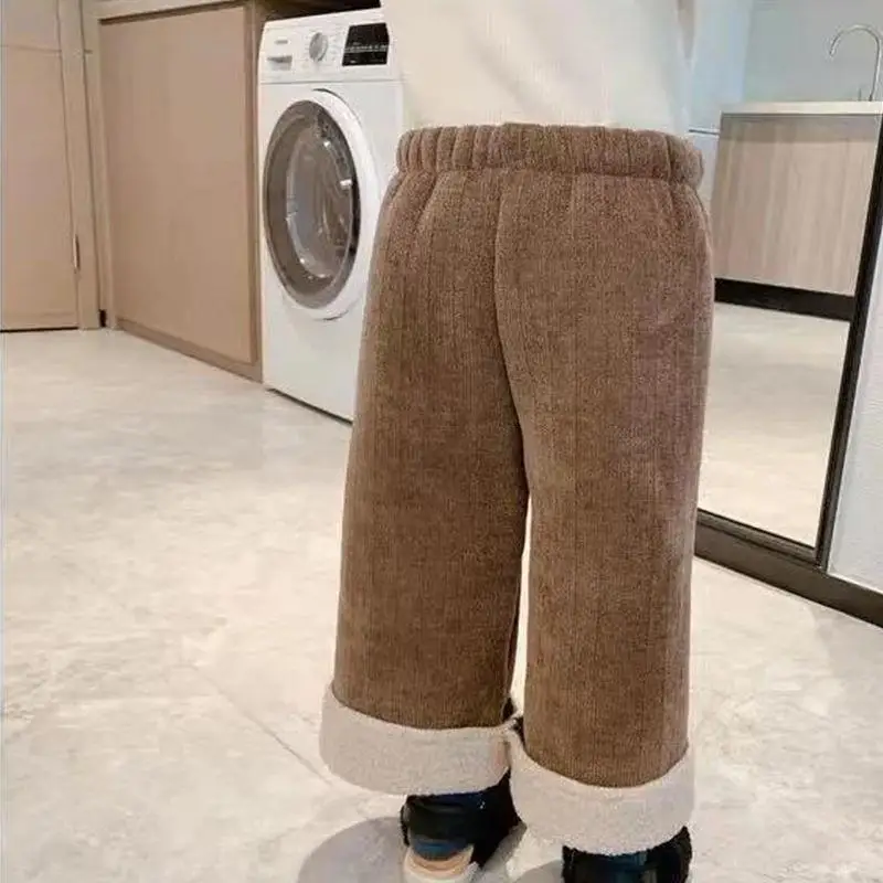 Girls' Autumn Winter Fashion High Waist Solid Color Wide Legs Casual Versatile Fashionable Y2K Kids Children's Clothing Pants
Girls' Autumn Winter Fashion High Waist Solid Color Wide Legs Casual Versatile Fashionable Y2K Kids Children's Clothing Pants
