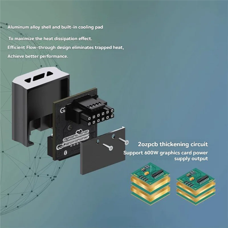 Superior-ATX3.0 90 Degree Power Connector 12VHRWR 12+4 Pin Computer Graphics Card GPU Adapter Reverse RVS For RTX 4090 4080
Superior-ATX3.0 90 Degree Power Connector 12VHRWR 12+4 Pin Computer Graphics Card GPU Adapter Reverse RVS For RTX 4090 4080