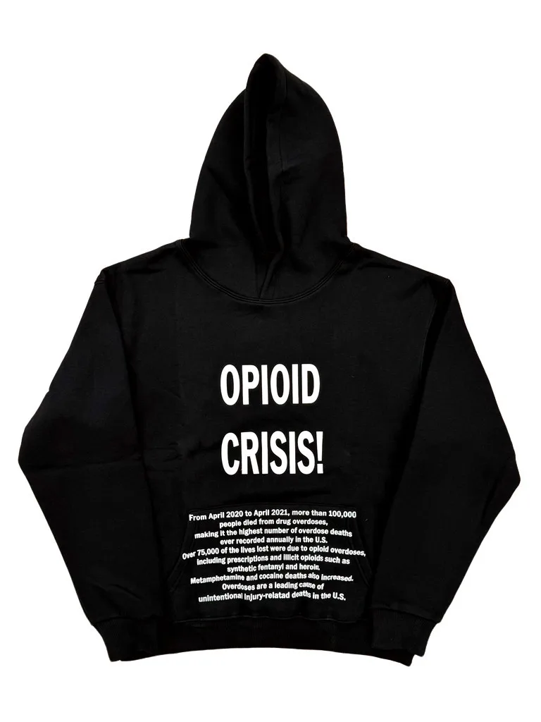 Antony Riddle Opioid Crisis Hoodie Streetwear Long Sve Printed Sweatirt ex Casual Warm Hooded Jaet for Youth
Antony Riddle Opioid Crisis Hoodie Streetwear Long Sve Printed Sweatirt ex Casual Warm Hooded Jaet for Youth