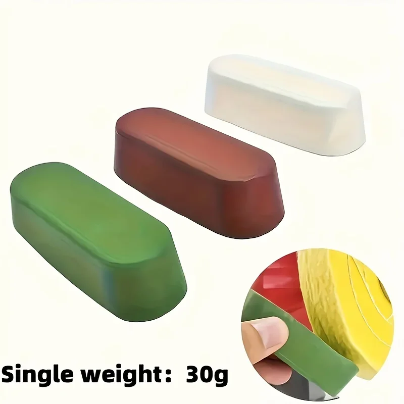 3pcs Multi-Surface Polishing Wax Set - Achieve Mirror Finish on Metal, Wood, Glass & Jade with White, Red, Green Stripes
3pcs Multi-Surface Polishing Wax Set - Achieve Mirror Finish on Metal, Wood, Glass & Jade with White, Red, Green Stripes