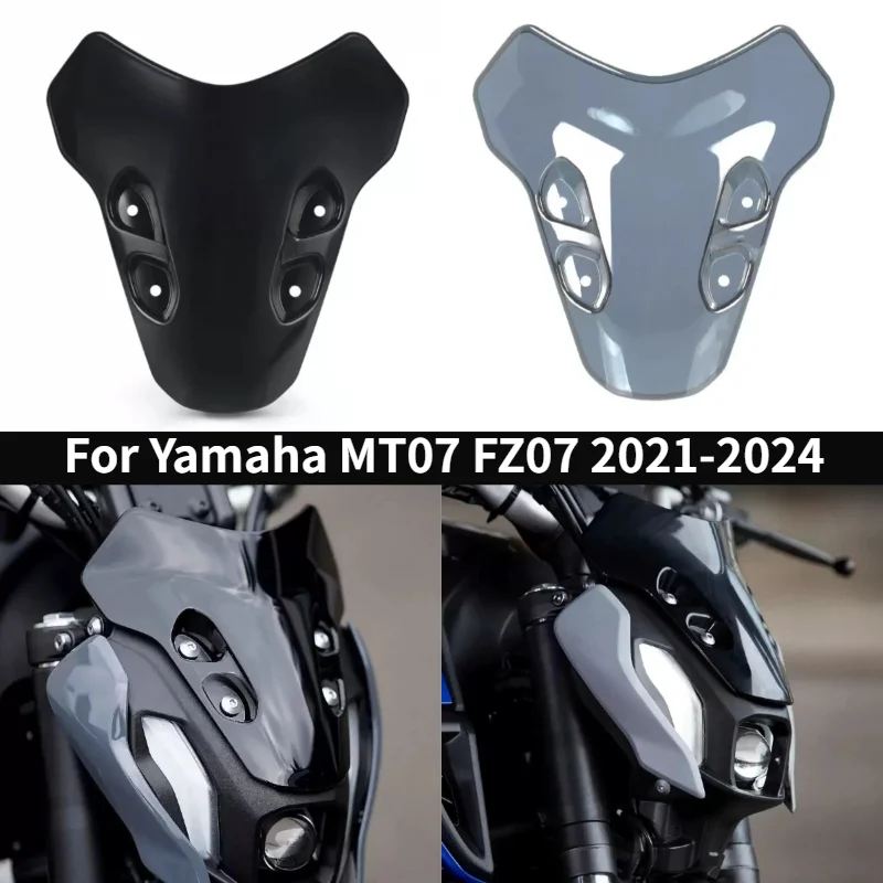 Motorcycle modification front windshield windshield deflector for Yamaha MT FZ 07 MT07 FZ07 2021-2024
Motorcycle modification front windshield windshield deflector for Yamaha MT FZ 07 MT07 FZ07 2021-2024