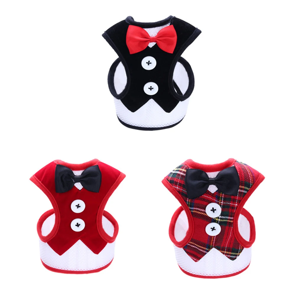 Dog Harness Vest Lightweight Adjustable Back Chest Strap Leashes Bow Tie Evening Dress Pet Supplies Year Round
Dog Harness Vest Lightweight Adjustable Back Chest Strap Leashes Bow Tie Evening Dress Pet Supplies Year Round