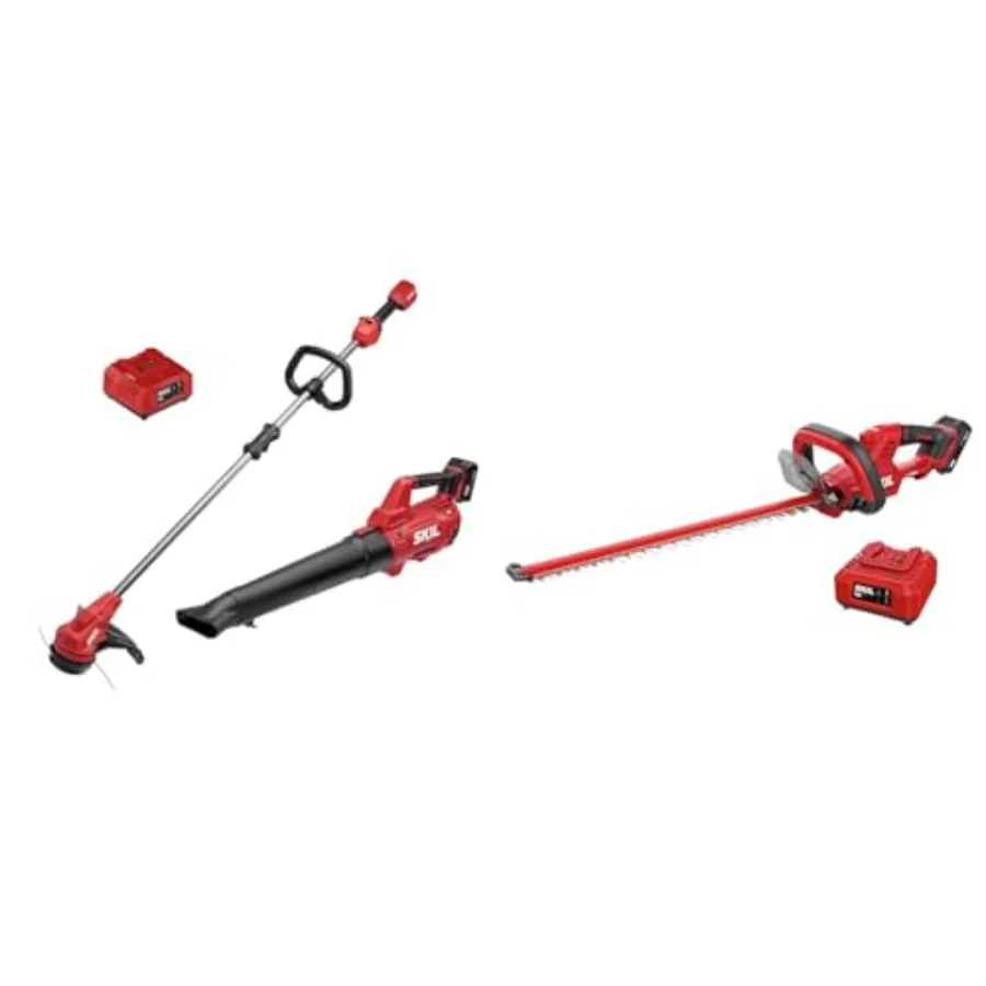 20V String Trimmer Leaf Blower Hedge Trimmer Kit with 13 Trimmer 400 CFM Blower 22 Hedge Trimmer Batteries and Chargers
20V String Trimmer Leaf Blower Hedge Trimmer Kit with 13 Trimmer 400 CFM Blower 22 Hedge Trimmer Batteries and Chargers