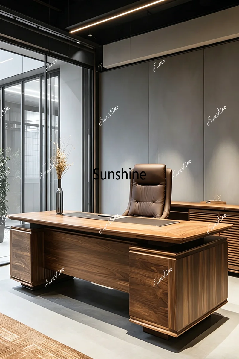 New Chinese modern simple solid wood desk
New Chinese modern simple solid wood desk