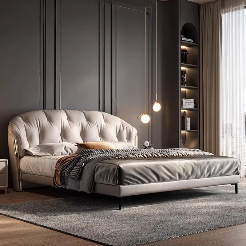 Leather Platform Bed Bedroom Design Human Dog Sofa Luxury Queen Massage Bed Modern Frame Letto Matrimoniale Trendy Furniture
Leather Platform Bed Bedroom Design Human Dog Sofa Luxury Queen Massage Bed Modern Frame Letto Matrimoniale Trendy Furniture