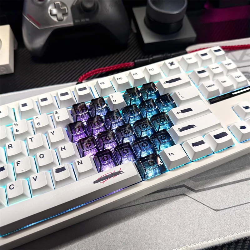 Love Theme Transparent PC Keycaps Mechanical Keyboard Blank 1U 1X Ctrl Alt FN Cherry Profile Backlit RGB DIY Gamer Clear Keycap
Love Theme Transparent PC Keycaps Mechanical Keyboard Blank 1U 1X Ctrl Alt FN Cherry Profile Backlit RGB DIY Gamer Clear Keycap