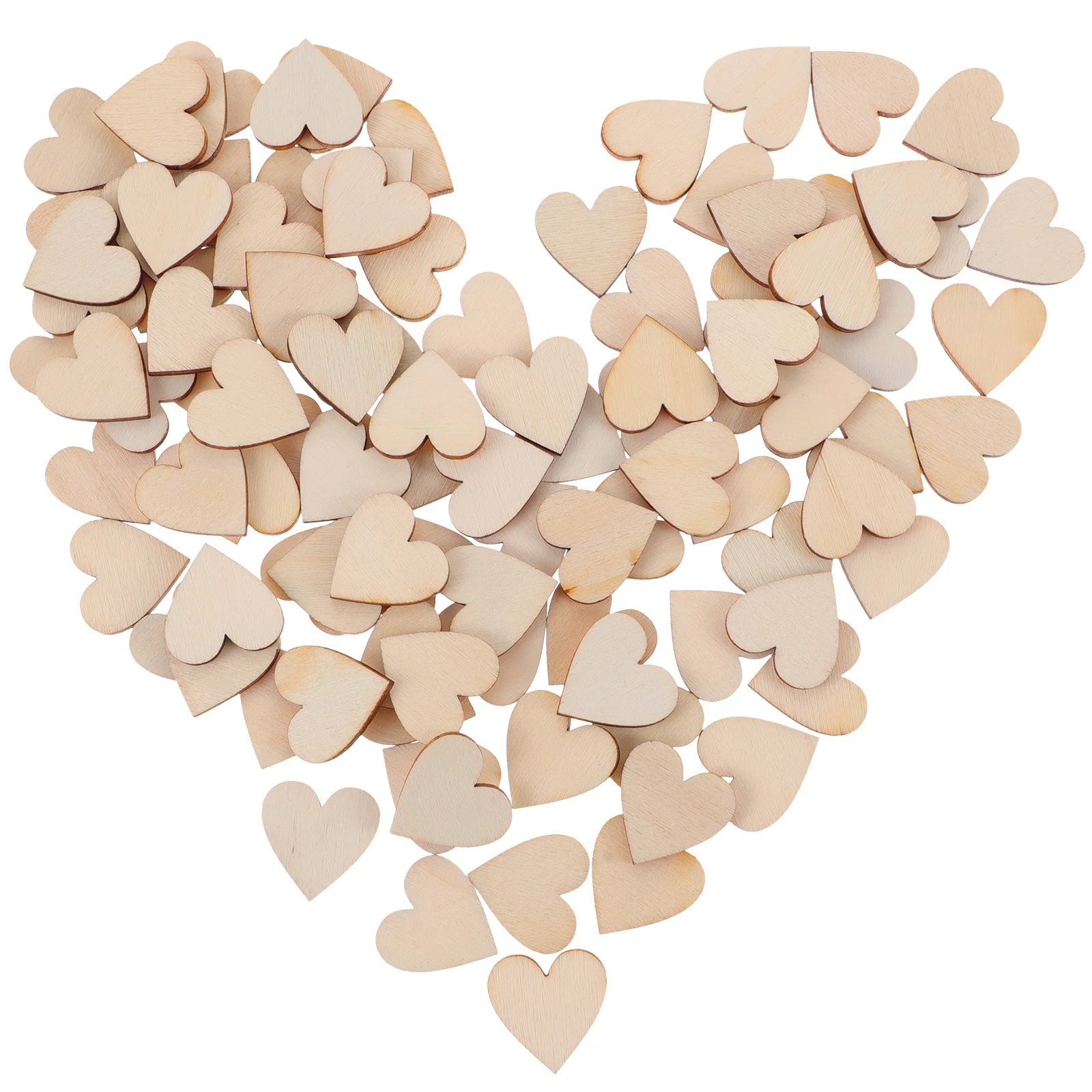 300 Pcs Love Wood Chips DIY Decor Wooden Heart Tag for Crafts Ornaments Blank Accessories Natural Unfinished Slices
300 Pcs Love Wood Chips DIY Decor Wooden Heart Tag for Crafts Ornaments Blank Accessories Natural Unfinished Slices