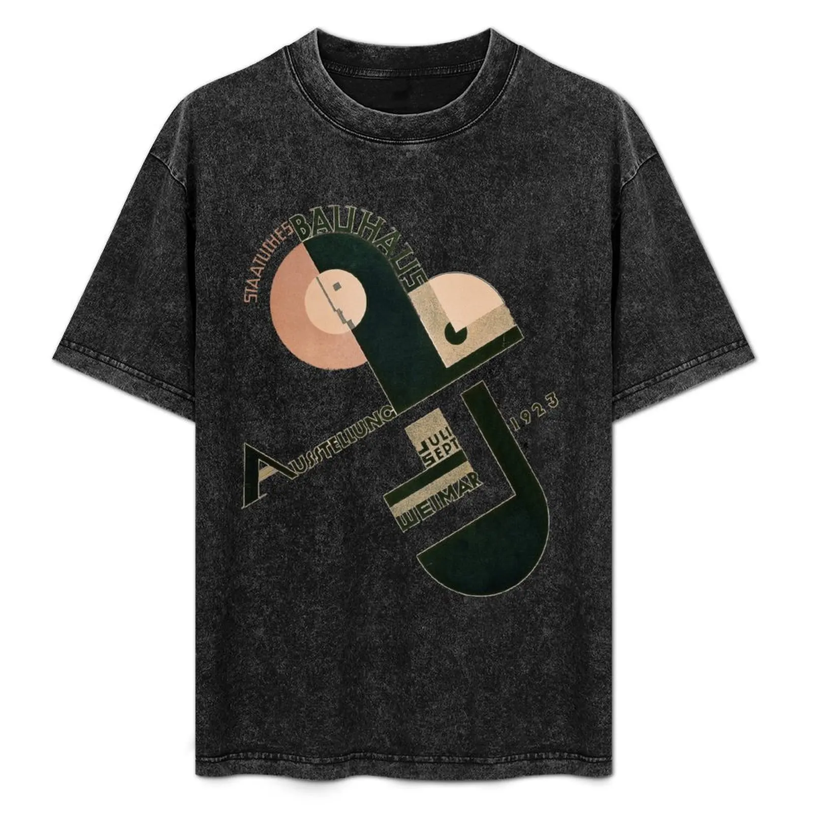 Bauhaus Logo on 1923 Weimar Advertisement T-Shirt Long Lasting Casual T-Shirt
Bauhaus Logo on 1923 Weimar Advertisement T-Shirt Long Lasting Casual T-Shirt