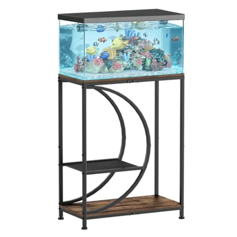 10 Gallon Fish Tank Stand, Aquarium Stand with Smooth Wood Board and Matte Black Iron Frame, Heavy Duty Sturdy Design for Home
10 Gallon Fish Tank Stand, Aquarium Stand with Smooth Wood Board and Matte Black Iron Frame, Heavy Duty Sturdy Design for Home