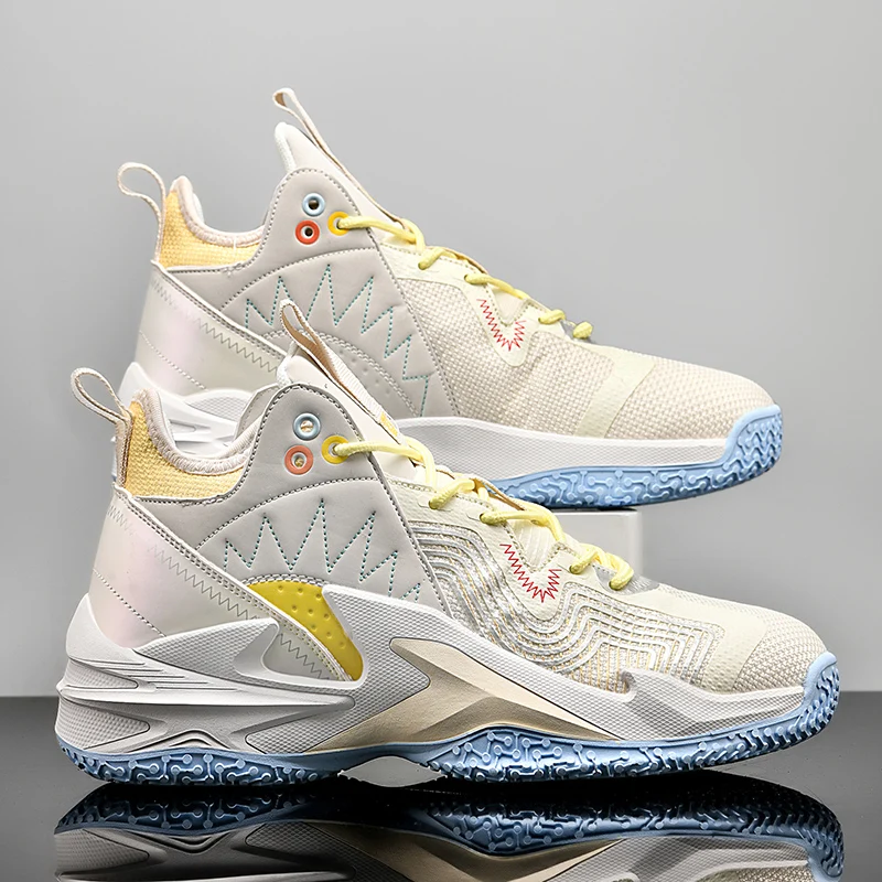 2025Summer Breathable Comfortable High-Quality High-Top Air Cushion Shock-Absorbing Basketball Shoes Couple Sports Shoes35-45
2025Summer Breathable Comfortable High-Quality High-Top Air Cushion Shock-Absorbing Basketball Shoes Couple Sports Shoes35-45