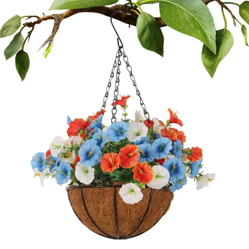 Fake Hangable Flowers With Basket Artificial Hangable Flowers Plants With Basket No Watering Spring Fake Plants Decor For Garden
Fake Hangable Flowers With Basket Artificial Hangable Flowers Plants With Basket No Watering Spring Fake Plants Decor For Garden