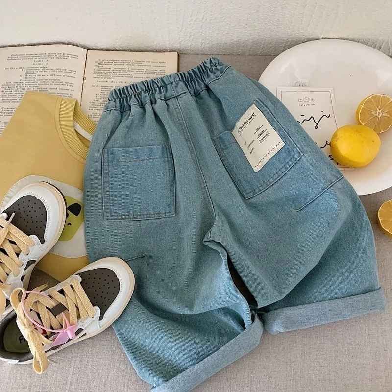 Children's Jeans Trousers Spring and Autumn Pants Boys' Stretch Pant 2025 New Boys' Baby Loose Print Feet Pants 18M-7T
Children's Jeans Trousers Spring and Autumn Pants Boys' Stretch Pant 2025 New Boys' Baby Loose Print Feet Pants 18M-7T
