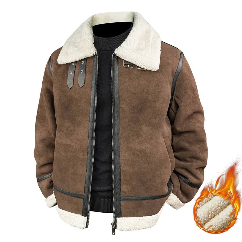 Мужская утепленная кожаная куртка на осень-зиму, новая модель, с интегрированным мехом, повседневная, модная, теплая, молодежная.
Мужская утепленная кожаная куртка на осень-зиму, новая модель, с интегрированным мехом, повседневная, модная, теплая, молодежная.