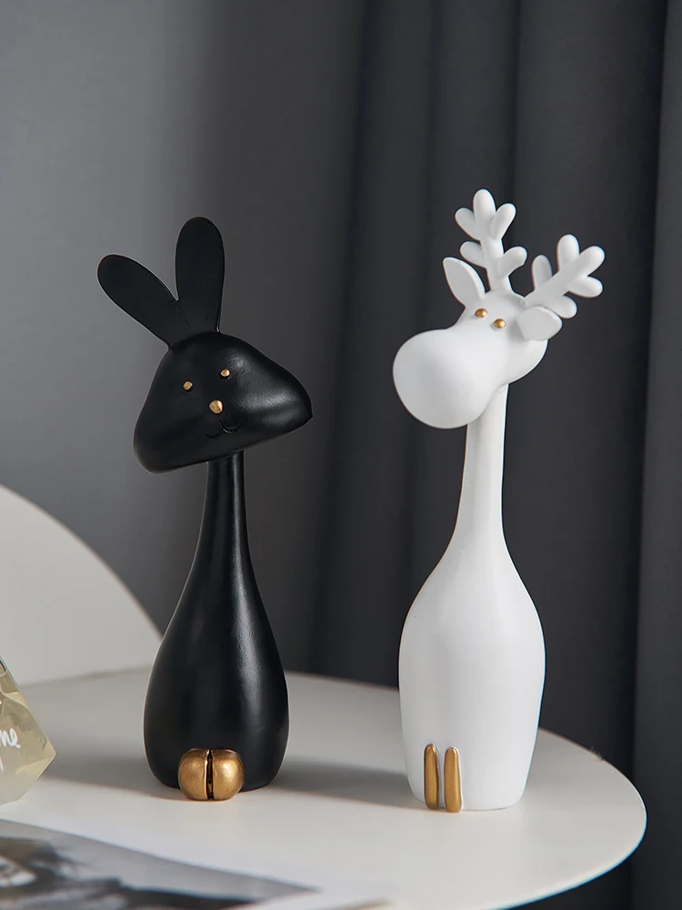 Nordic Simple Rabbit Resin Accessories Decorations For Home Creative Girls' Bedroom Furnishings Children's Room Animal Ornaments
Nordic Simple Rabbit Resin Accessories Decorations For Home Creative Girls' Bedroom Furnishings Children's Room Animal Ornaments
