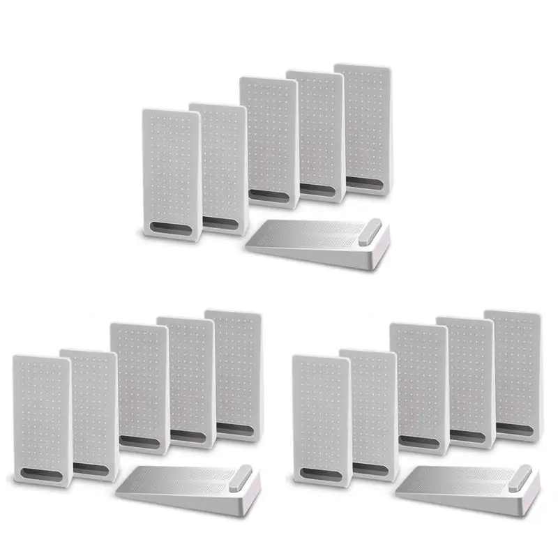 AB13-18 PCS Door Wedge Rubber, Door Stopper, Heavy Duty Slip-Resistant And Stackable Door Holders
AB13-18 PCS Door Wedge Rubber, Door Stopper, Heavy Duty Slip-Resistant And Stackable Door Holders