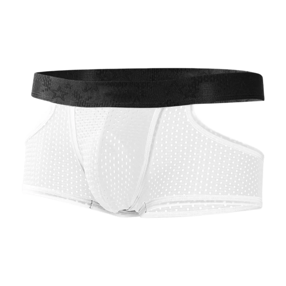 Quick-Drying Silky Fiber Men's Mesh Boxer Briefs Separation Four-Way Stretch Underwear for Man Lingerie Split Design
Quick-Drying Silky Fiber Men's Mesh Boxer Briefs Separation Four-Way Stretch Underwear for Man Lingerie Split Design
