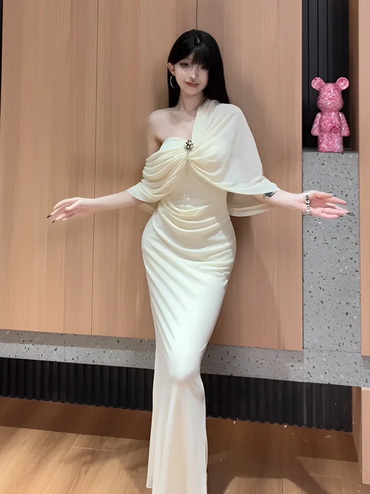 Keni plus Size Evening Gown Women's Early Autumn Design Sense Long Dress Pleated Bustle Style High Waist A-Line Skirt
Keni plus Size Evening Gown Women's Early Autumn Design Sense Long Dress Pleated Bustle Style High Waist A-Line Skirt