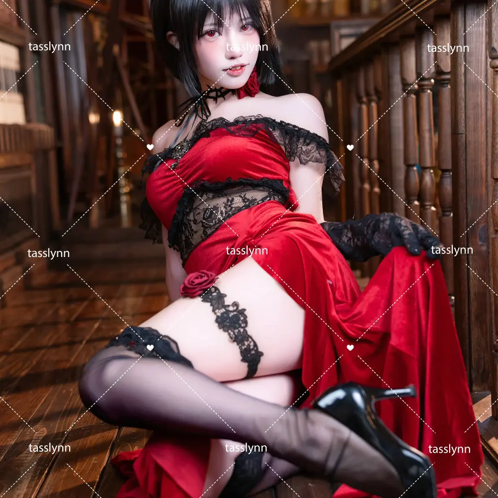 Костюм для косплея Jabami Yumeko, готическое бархатное красное платье Jabami Yumeko, костюм на Хэллоуин, розовое колье, петли для ног
Костюм для косплея Jabami Yumeko, готическое бархатное красное платье Jabami Yumeko, костюм на Хэллоуин, розовое колье, петли для ног