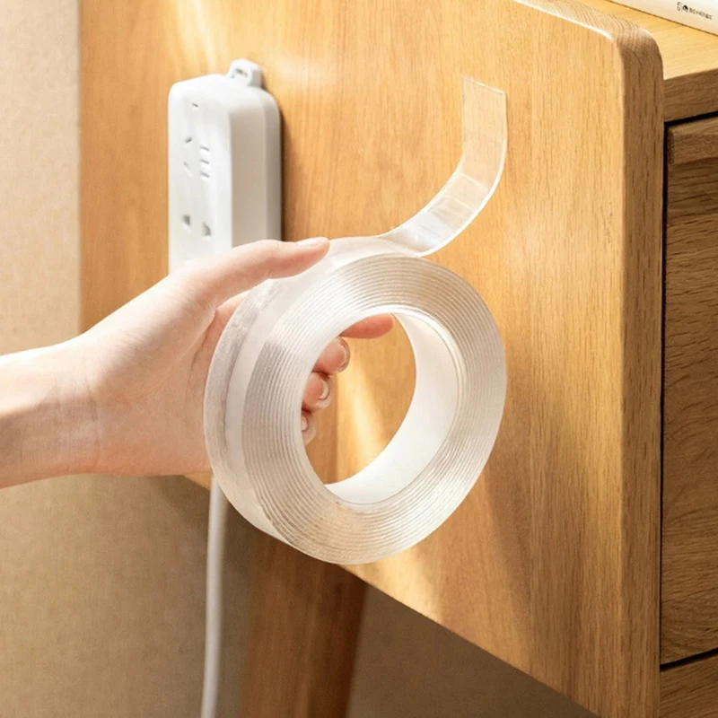 1/2/3/5M Nano Tape Double Sided Tape Transparent Reusable Waterproof Adhesive Tapes Cleanable Kitchen Bathroom Supplies Tapes
1/2/3/5M Nano Tape Double Sided Tape Transparent Reusable Waterproof Adhesive Tapes Cleanable Kitchen Bathroom Supplies Tapes