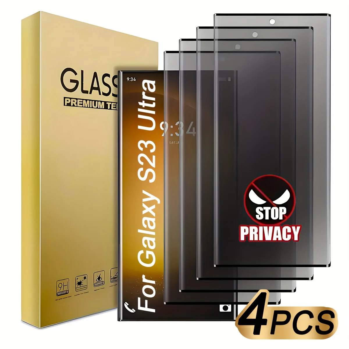 4pcs for Galaxy S23/S23+/S24/S24+s/S24 U/S25/S25+/S25U/S25 Edge Privacy Screen Protector - Anti-peeping, Anti-fingerprint
4pcs for Galaxy S23/S23+/S24/S24+s/S24 U/S25/S25+/S25U/S25 Edge Privacy Screen Protector - Anti-peeping, Anti-fingerprint