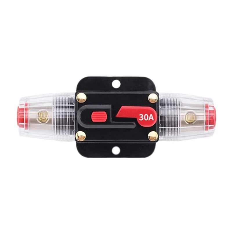 30A Circuit Breaker Fuses 12-24Vfor System Protection Car Marine Boat Stereo Switch Audio Inverter System
30A Circuit Breaker Fuses 12-24Vfor System Protection Car Marine Boat Stereo Switch Audio Inverter System