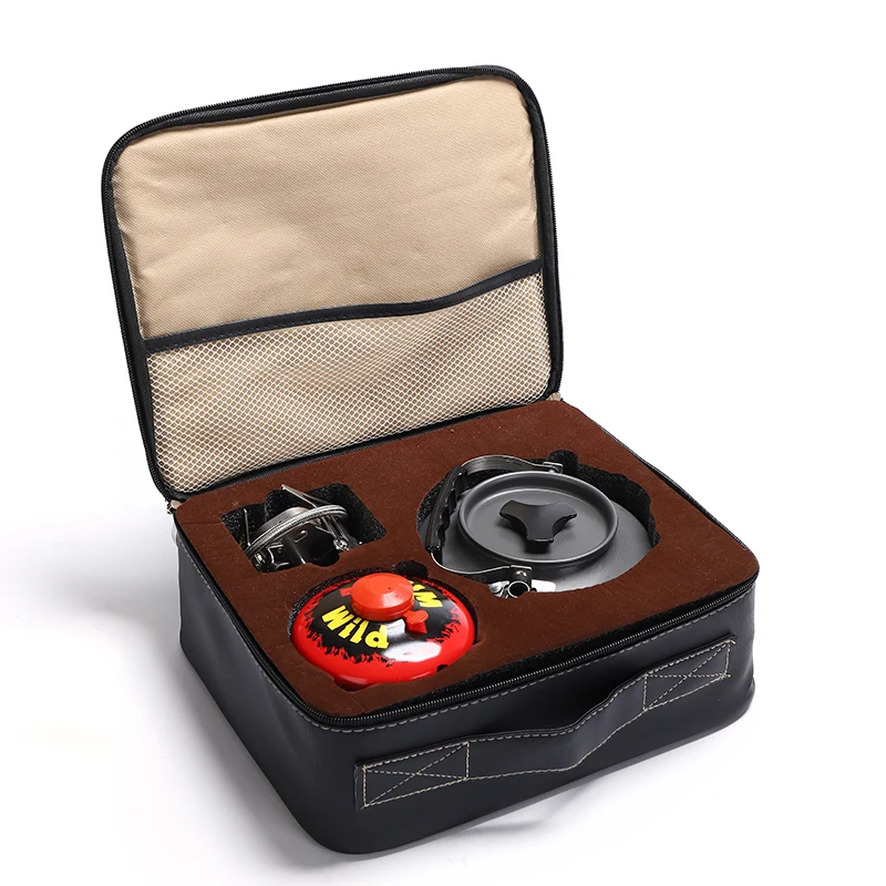 Outdoor windproof stove, gas stove, field camping, boiling water, making tea, cooking set
Outdoor windproof stove, gas stove, field camping, boiling water, making tea, cooking set